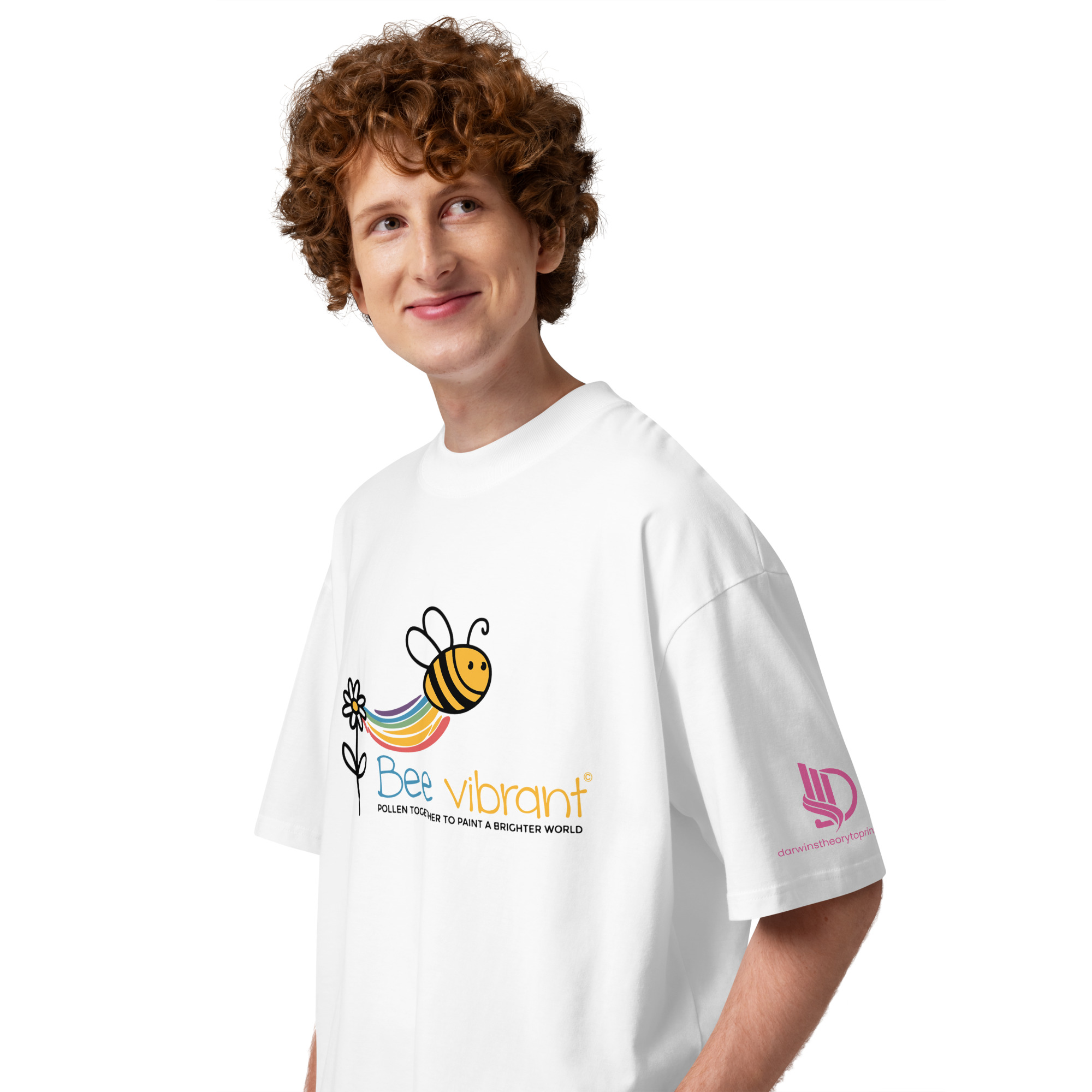 BEE VIBRANT • Unisex Organic Oversized Stanley/Stella t-shirt - Image 10