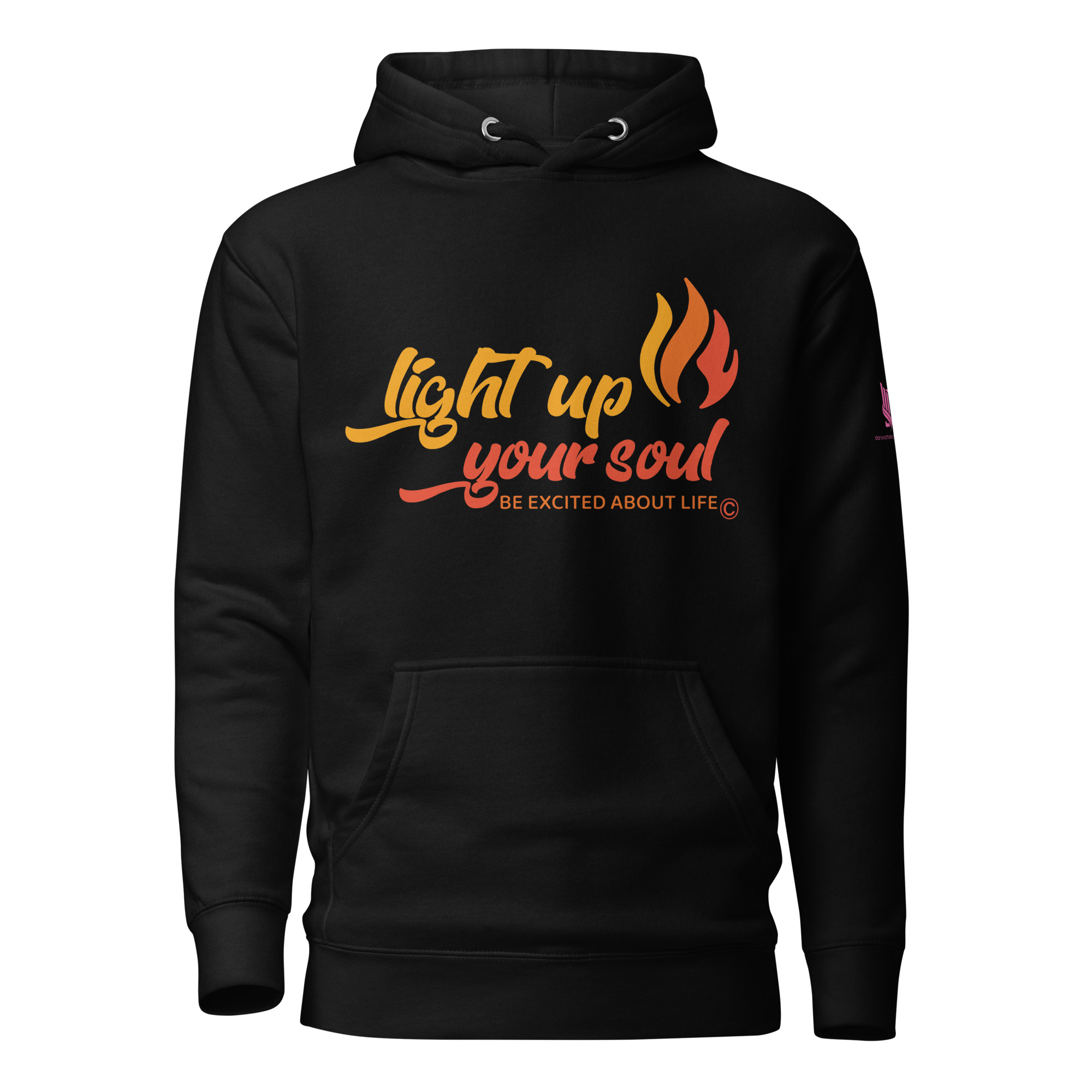 LIGHT UP YOUR SOUL • Unisex Cozy Everyday Hoodie - Image 8