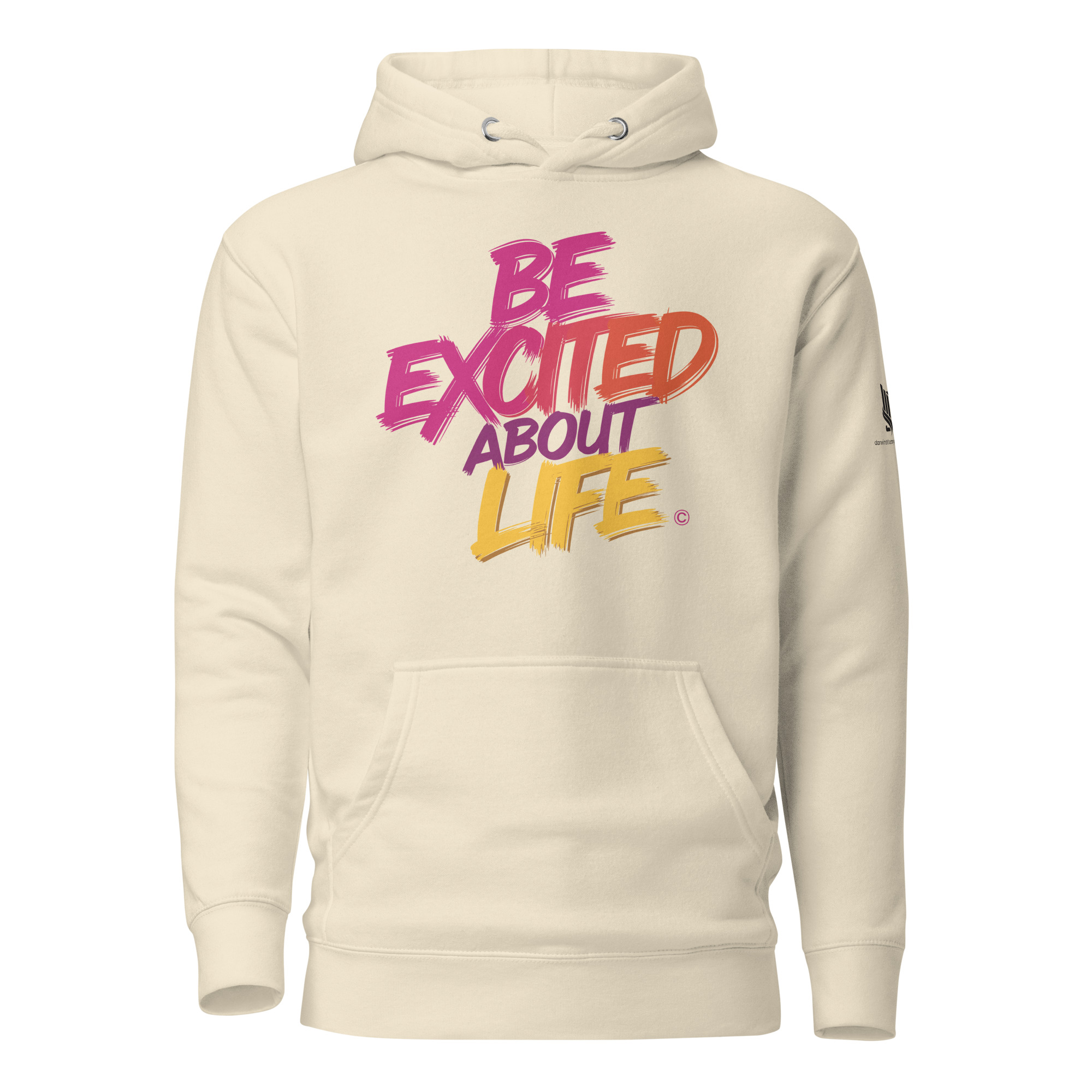 EXCITED ABOUT LIFE • Unisex Cozy Everyday Hoodie - Image 14
