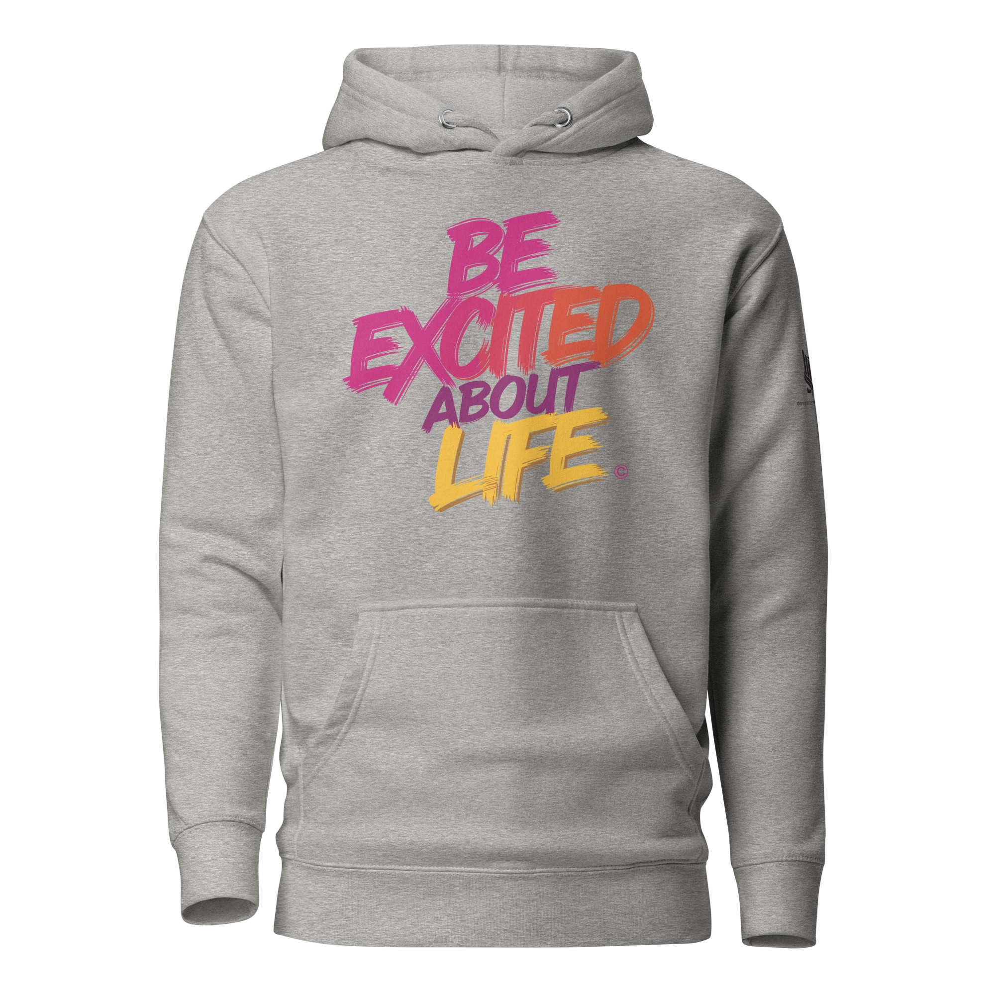 EXCITED ABOUT LIFE • Unisex Cozy Everyday Hoodie - Image 8