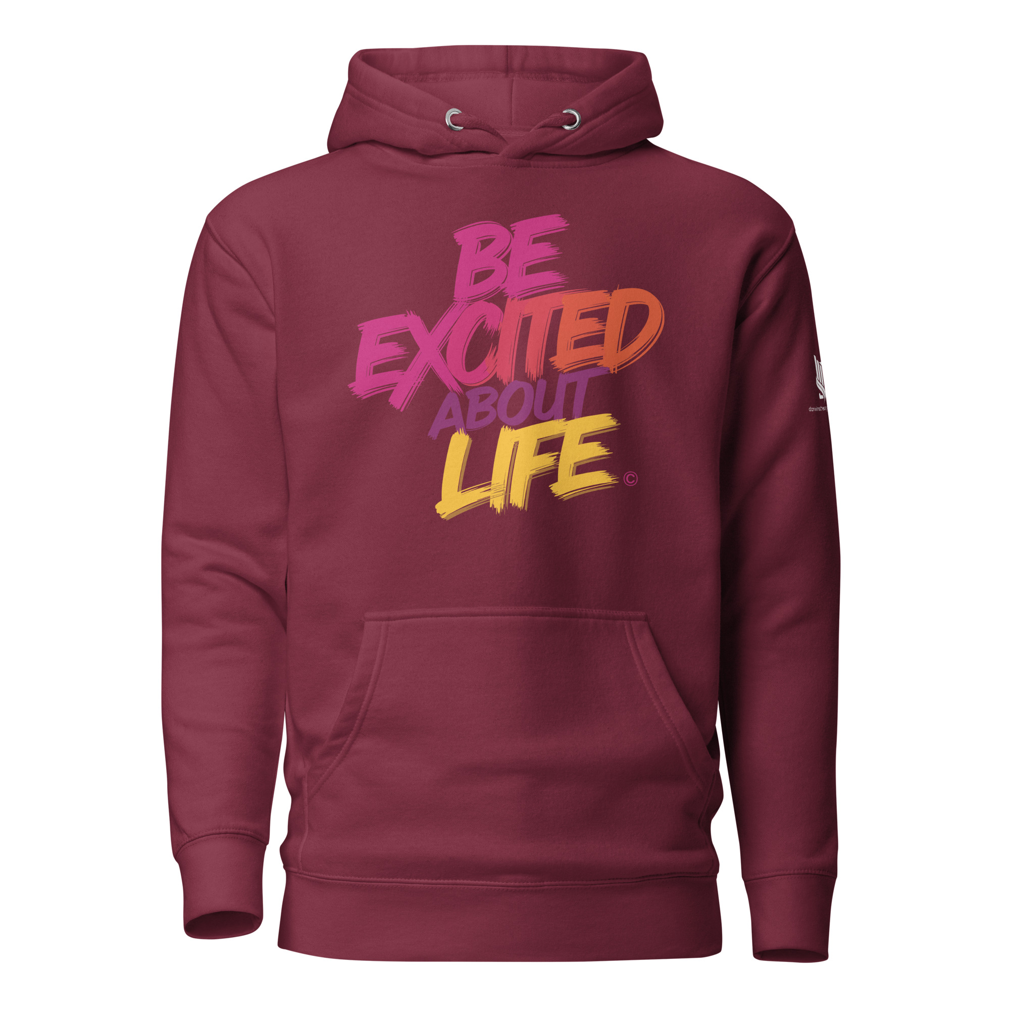 EXCITED ABOUT LIFE • Unisex Cozy Everyday Hoodie - Image 5