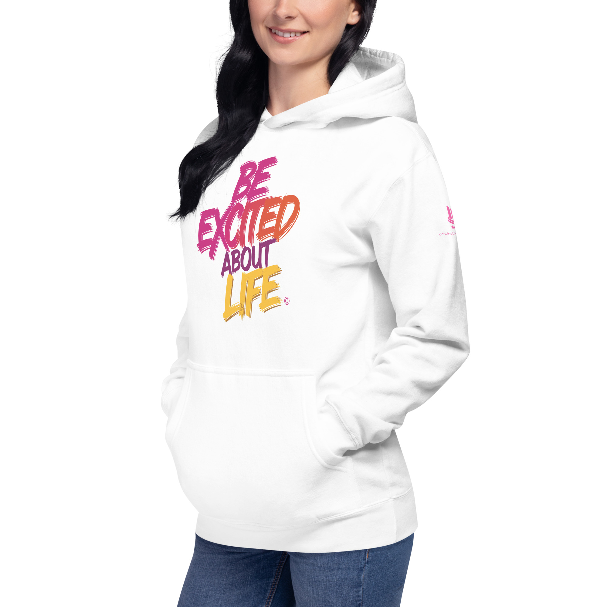 EXCITED ABOUT LIFE • Unisex Cozy Everyday Hoodie - Image 19
