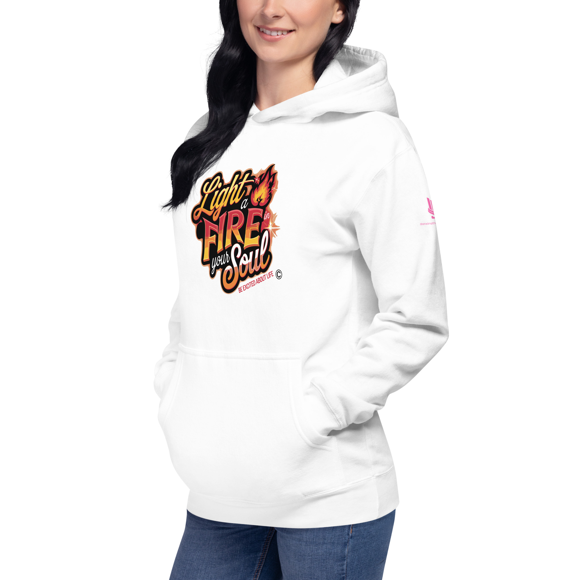 LIGHT A FIRE • Unisex Cozy Everyday Hoodie - Image 16