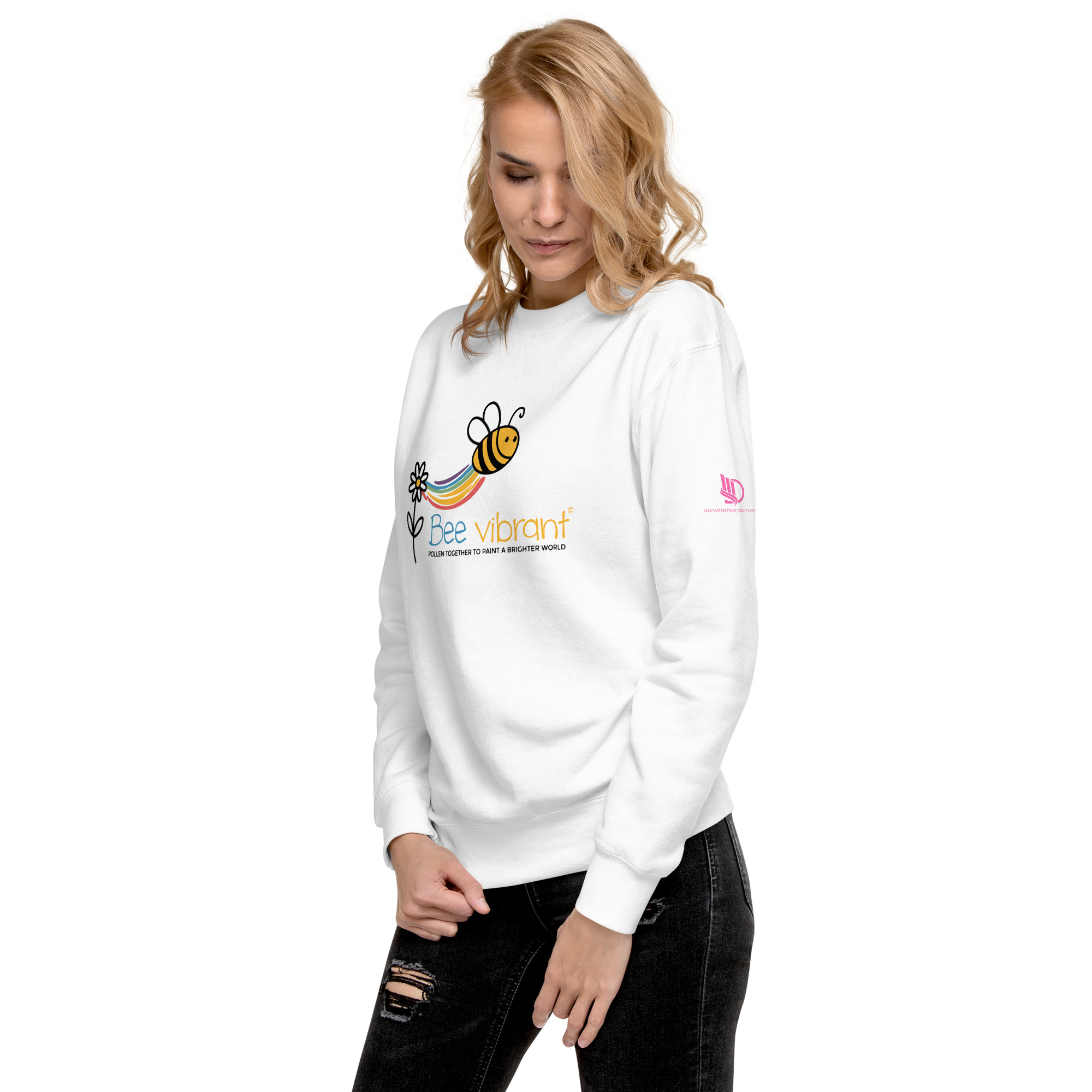 BEE VIBRANT • Unisex Classic Sweatshirt - Image 5