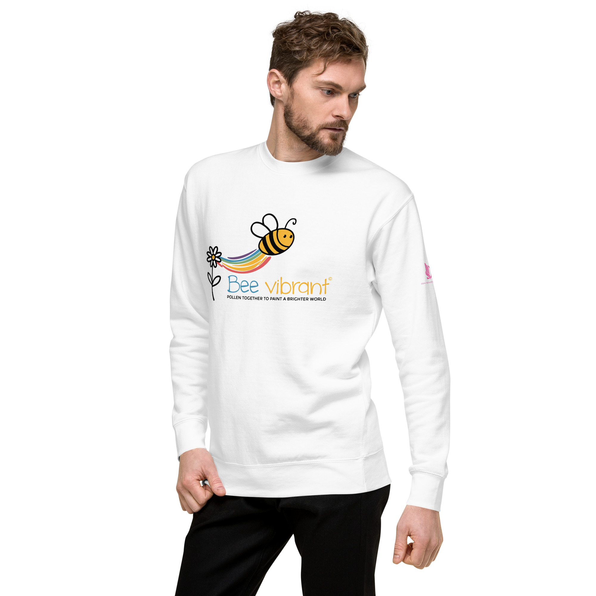 BEE VIBRANT • Unisex Classic Sweatshirt - Image 8
